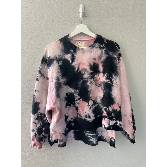 Electric & Rose Neil Sweatshirt in Pink and Black size XS - Picture 2 of 8